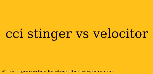 cci stinger vs velocitor