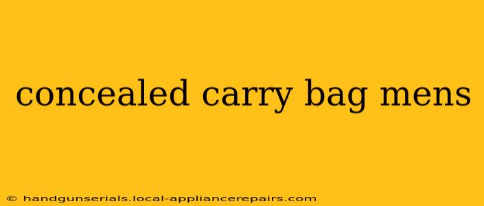 concealed carry bag mens