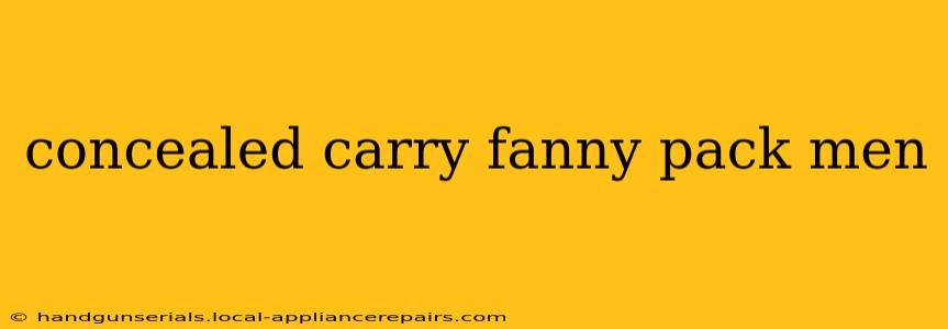 concealed carry fanny pack men