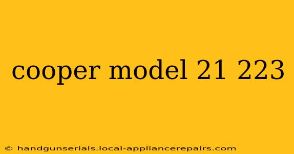 cooper model 21 223