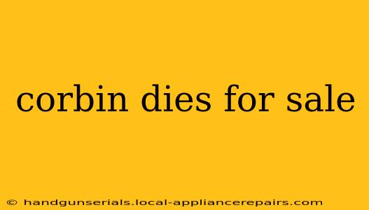 corbin dies for sale