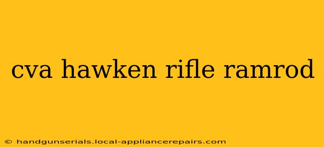 cva hawken rifle ramrod