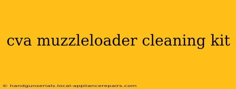 cva muzzleloader cleaning kit