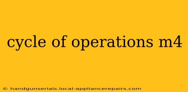 cycle of operations m4