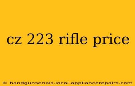 cz 223 rifle price