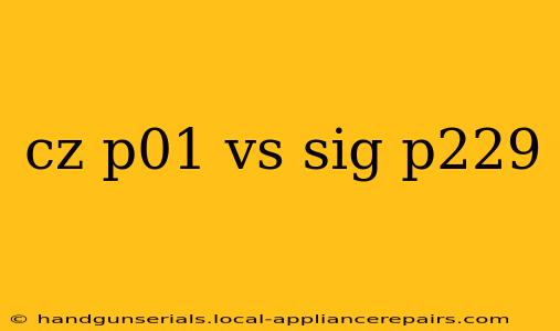 cz p01 vs sig p229