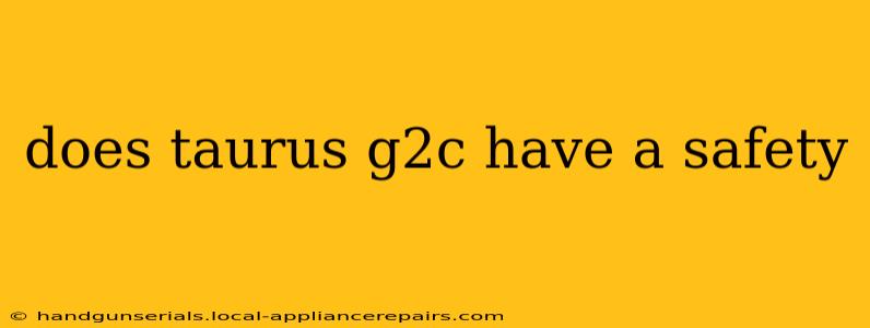 does taurus g2c have a safety