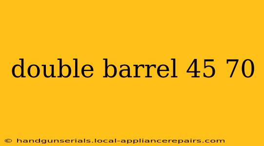 double barrel 45 70