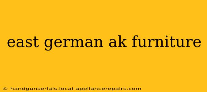 east german ak furniture