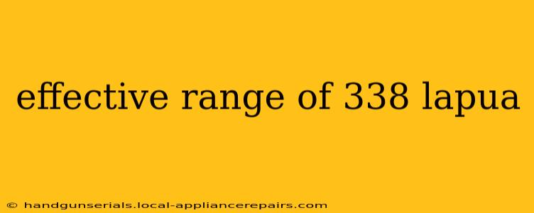 effective range of 338 lapua