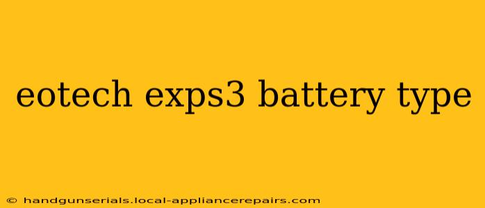 eotech exps3 battery type