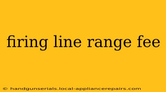 firing line range fee