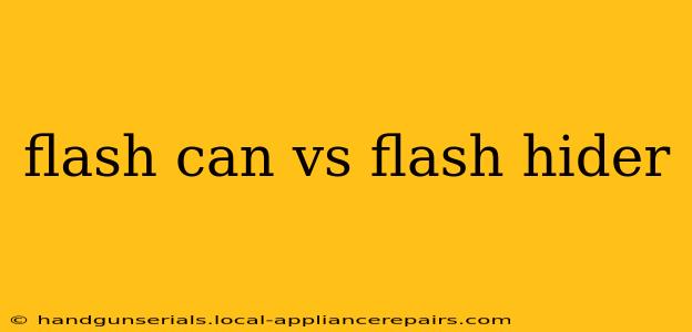 flash can vs flash hider