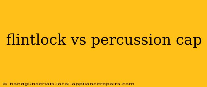 flintlock vs percussion cap