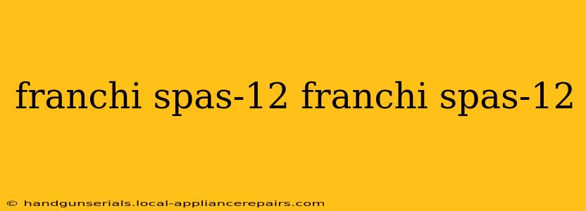 franchi spas-12 franchi spas-12