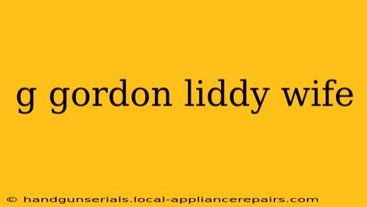 g gordon liddy wife