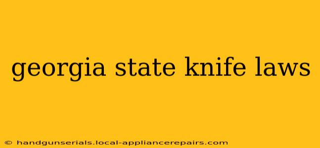 georgia state knife laws