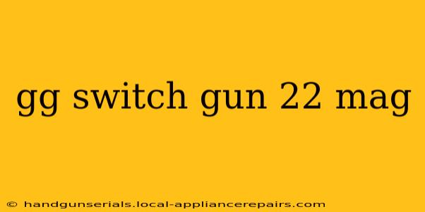 gg switch gun 22 mag