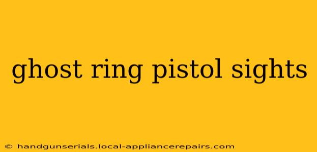 ghost ring pistol sights