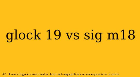 glock 19 vs sig m18