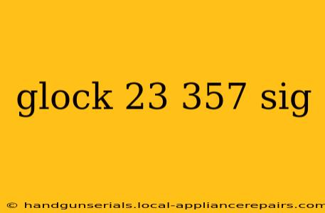 glock 23 357 sig