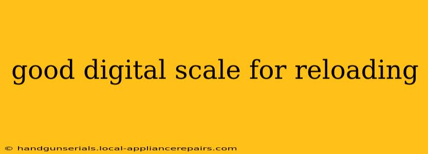 good digital scale for reloading