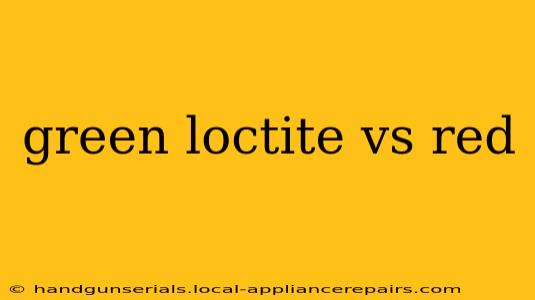 green loctite vs red