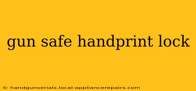 gun safe handprint lock