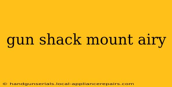 gun shack mount airy