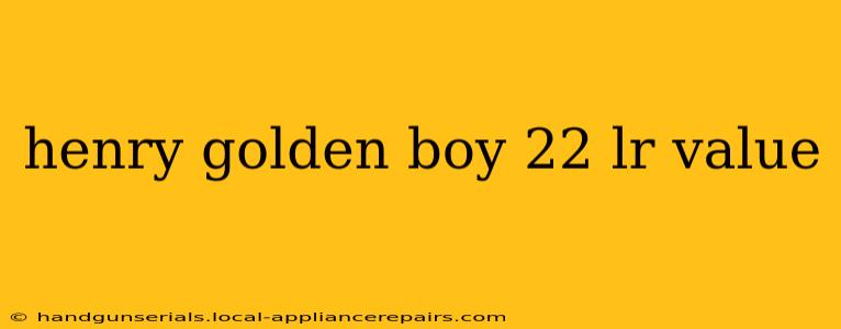 henry golden boy 22 lr value