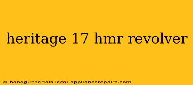 heritage 17 hmr revolver