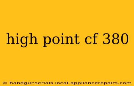 high point cf 380