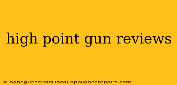 high point gun reviews