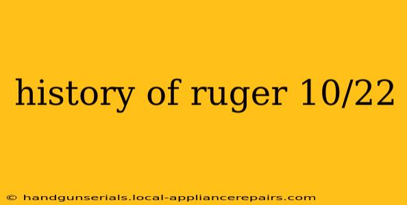 history of ruger 10/22