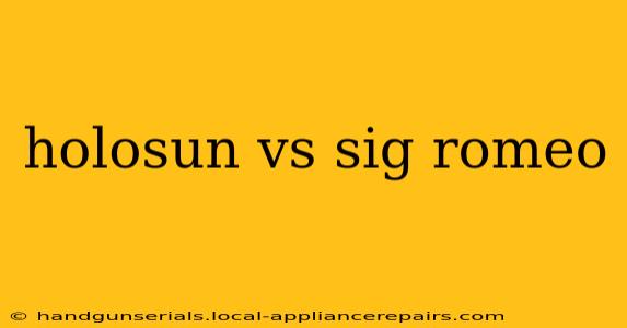 holosun vs sig romeo