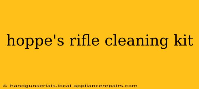 hoppe's rifle cleaning kit