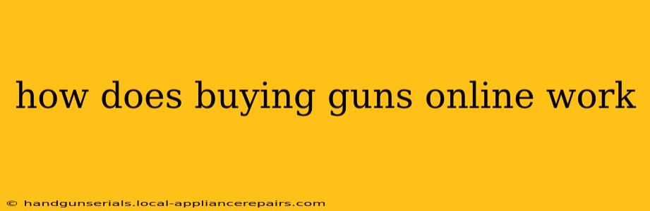 how does buying guns online work