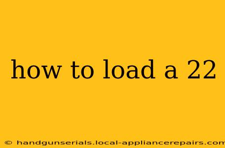 how to load a 22