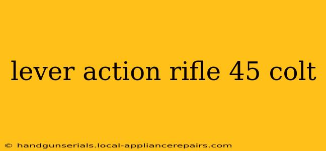 lever action rifle 45 colt