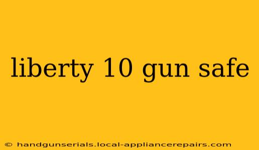 liberty 10 gun safe