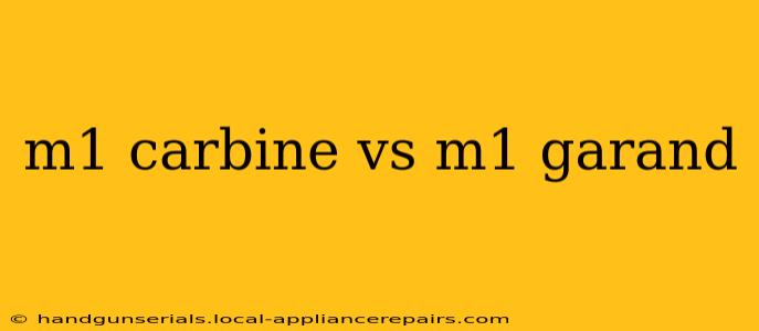 m1 carbine vs m1 garand