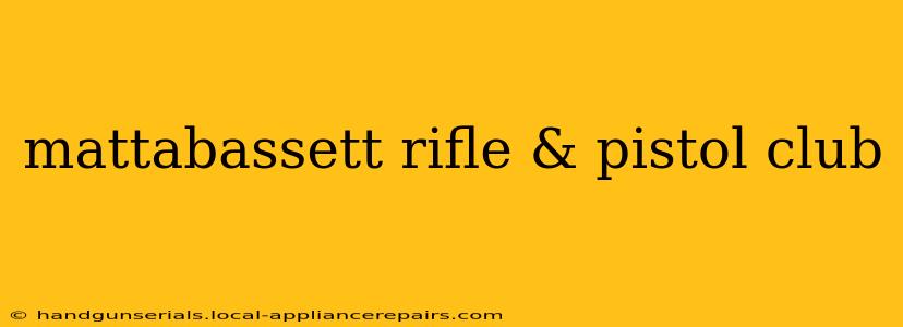 mattabassett rifle & pistol club