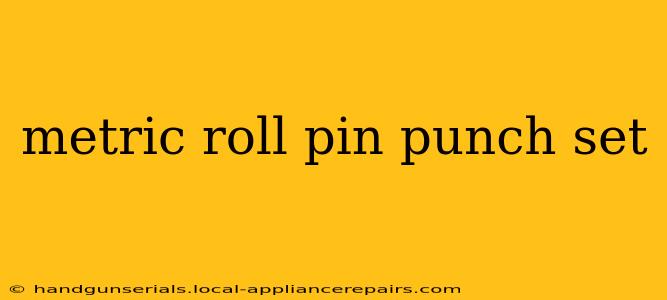 metric roll pin punch set