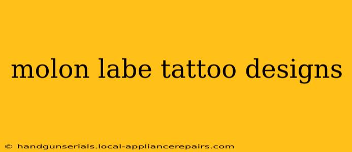 molon labe tattoo designs