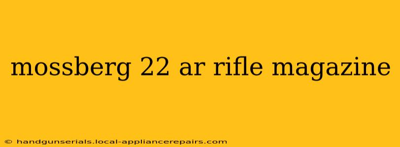 mossberg 22 ar rifle magazine