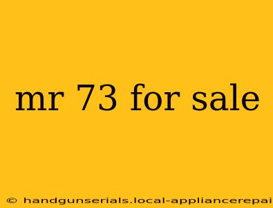 mr 73 for sale