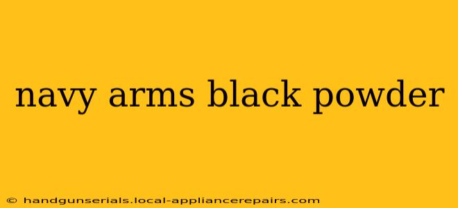 navy arms black powder