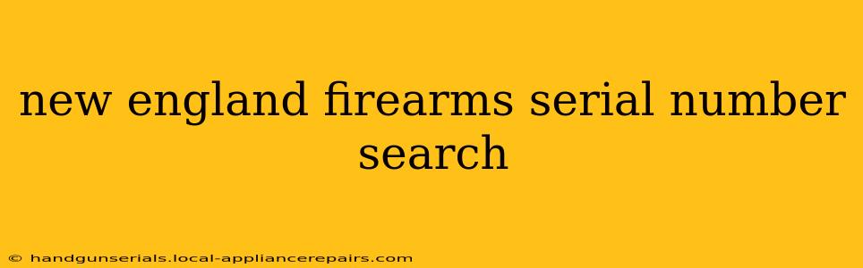 new england firearms serial number search