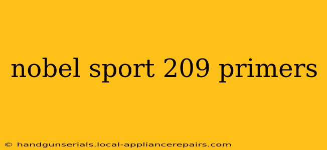 nobel sport 209 primers