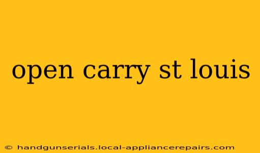 open carry st louis